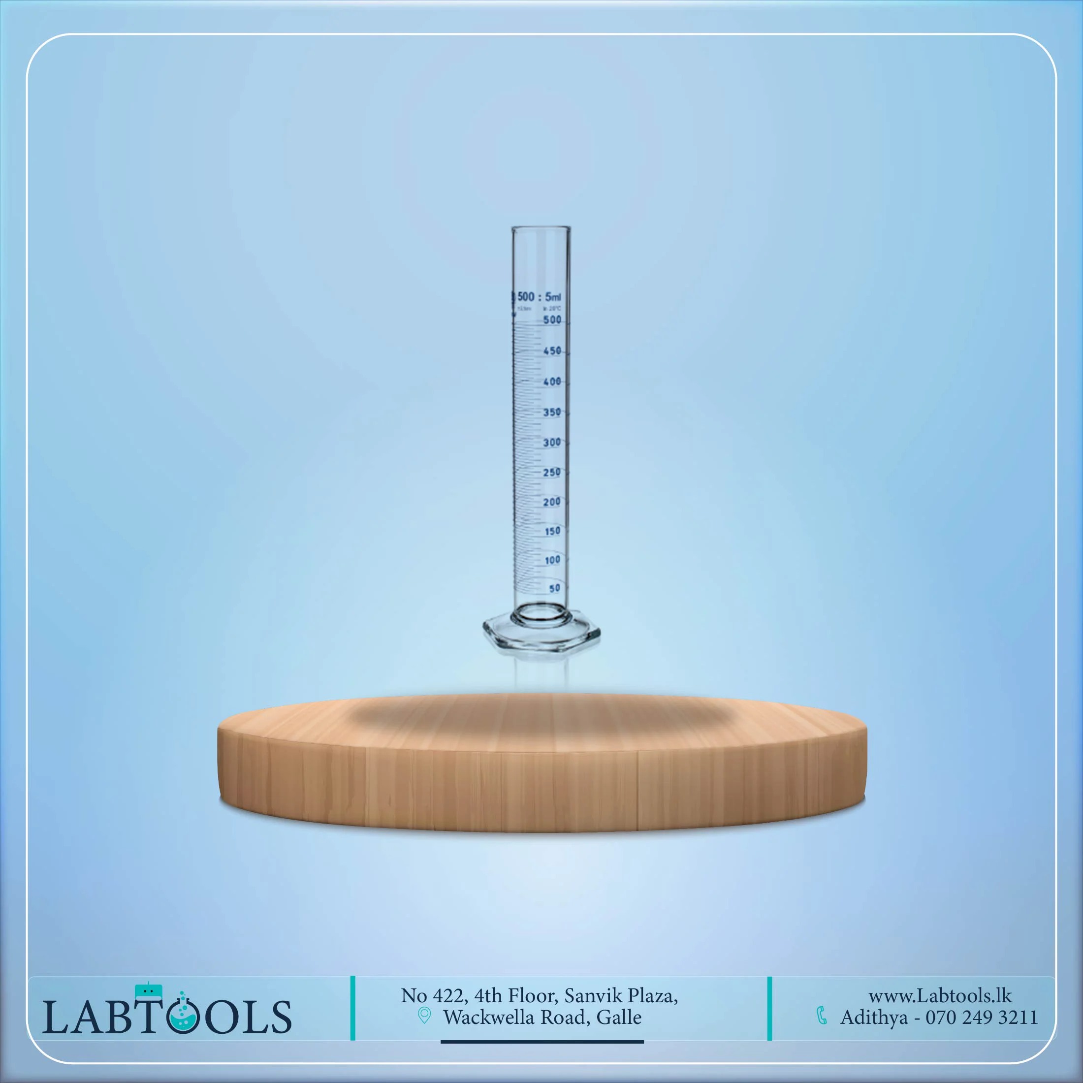 measuring-Cylinder 500ml Glass